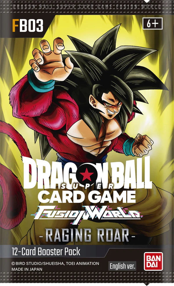 Dragon Ball Super CG: Fusion World Raging Roar Booster Box (FB03)